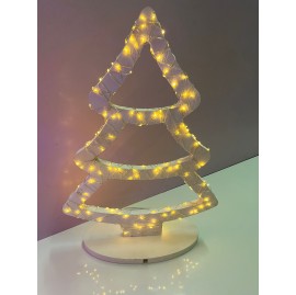 Albero Natale Stilizzato Luminarie Salentine A Led
