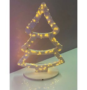 Albero Natale Stilizzato Luminarie Salentine A Led