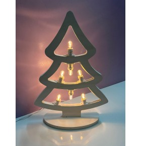 Albero Natale Stilizzato Luminarie Salentine A Led