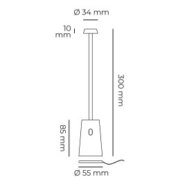 Shot Bot Lighting Tag lampada da esterno