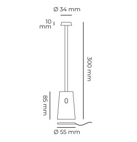 Shot Bot Lighting Tag lampada da esterno
