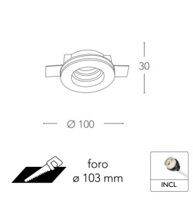 Intec Spirit  Quadrato Bianco
