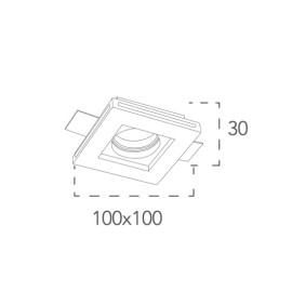Intec Spirit Quadrato Bianco