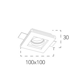 Intec Spirit Quadrato Bianco