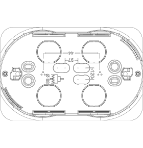 Vimar Scatola Da Incasso 3Moduli