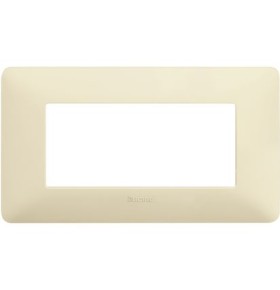 Bticino Placca Matix Avorio 4 Posti