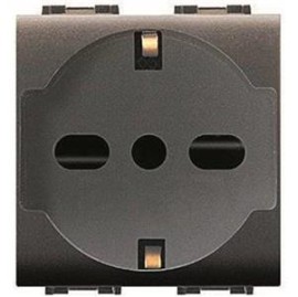 Life Presa Schuko Nero