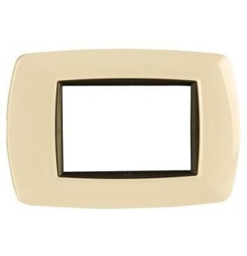 Life Placca 3 Moduli Avorio