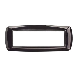 Life Placca 7 Moduli Nera