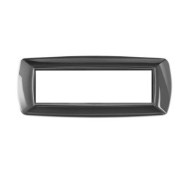 Life Placca 7 Moduli Nero Glittering