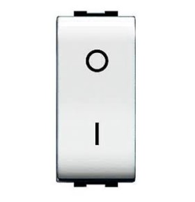 Life Interruttore Bipolare Bianco