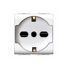 Life Presa Schuko Bianca