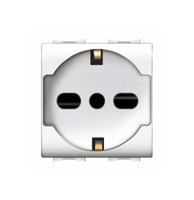 Life Presa Schuko Bianca