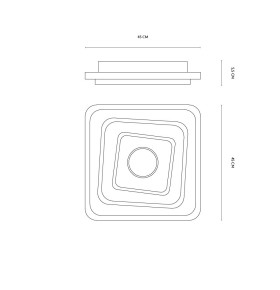 LUMINASCENTE SQUARE ³∕M