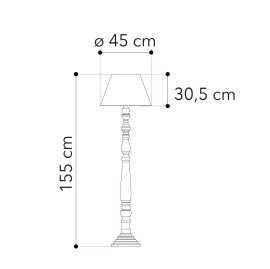 Piantana boutique rovere