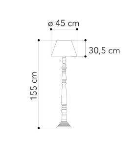 Piantana boutique rovere