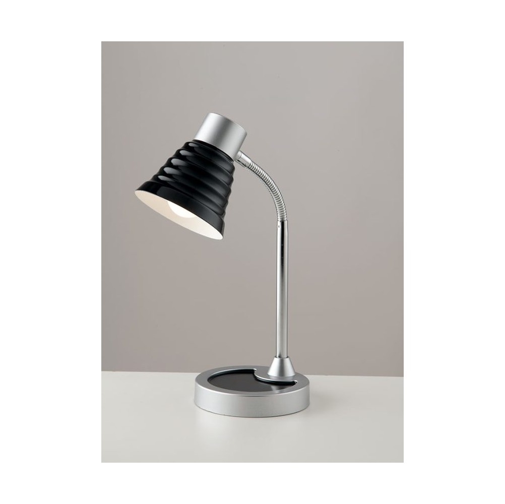 Lampada da scrivania regolabile nera