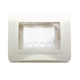 AVE - PLACCA IP55 3 MODULI BIANCO
