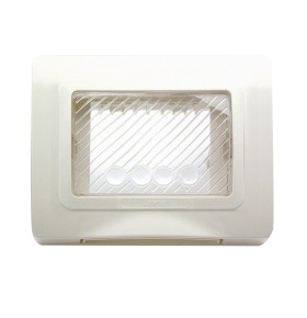 AVE - PLACCA IP55 3 MODULI BIANCO