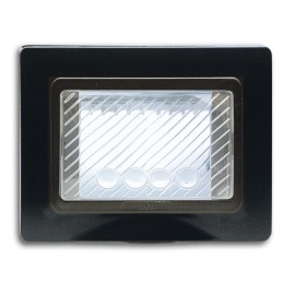 AVE - PLACCA IP55 3 MODULI NERO