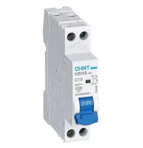 Interruttore magnetotermico 10A 1 MOD. 4,5 1P+N Chint