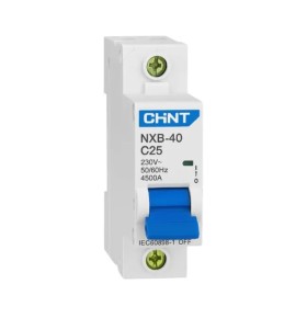 Chint Interruttore magnetotermico 25A 1 MOD. 4,5 1P+N Chint