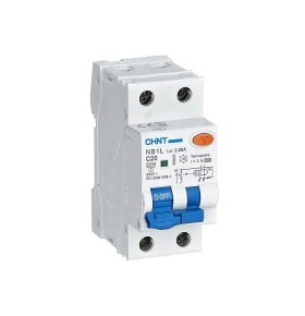Interruttore magnetotermico differenziale 20A 0,03A C4,5KA 1P+N CHINT