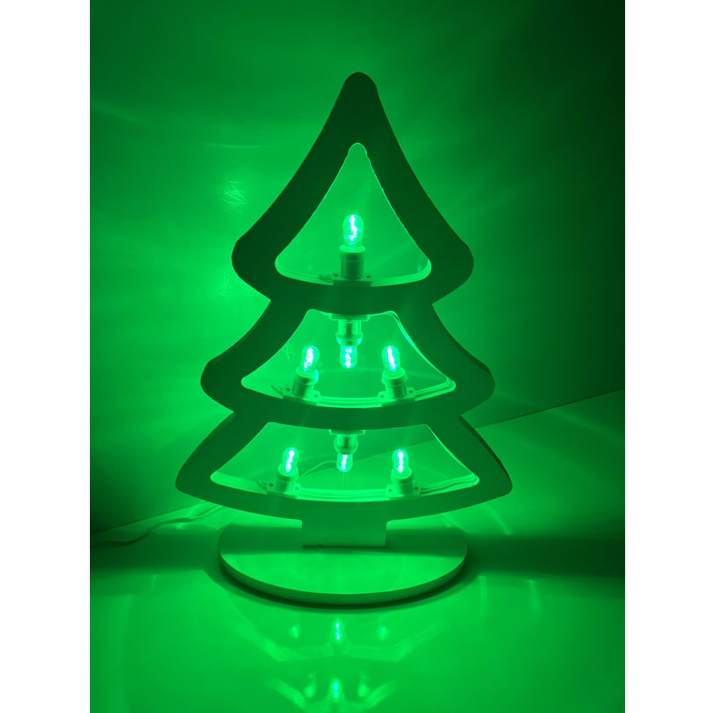 Albero Natale Stilizzato Luminarie Salentine A Led