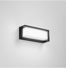 Applique block rettangolare nero