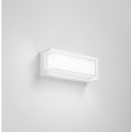 Applique block rettangolare bianco