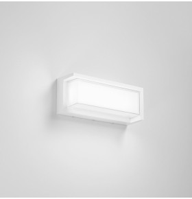 Applique block rettangolare bianco